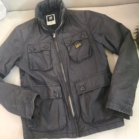 G Star Raw Quilted Lined Cargo Jacket - Picture 2 of 11